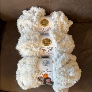 Lion Brand Go for Faux yarn bundle